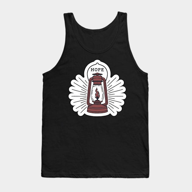 Lantern of Hope Artwork Tank Top by Merchsides